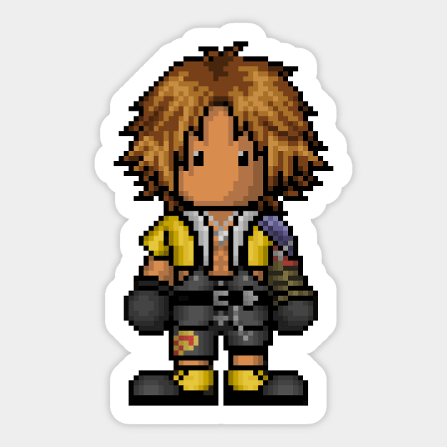 FFX Tidus Sticker by PixelKnight